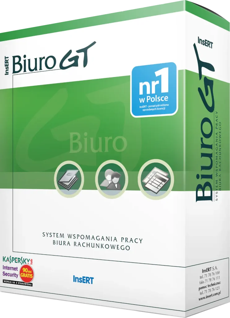 Opakowanie programu InsERT Biuro GT.