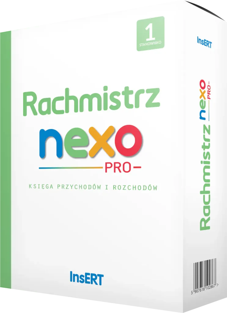 Opakowanie programu InsERT Rachmistrz nexo PRO.